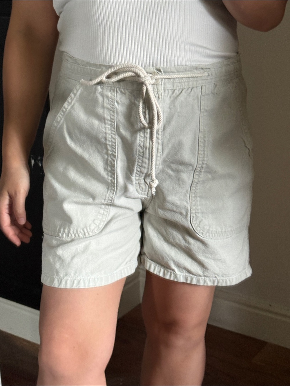 Weekender Vintage hiking shorts Light Organic Cotton comfort waist outdoor. M